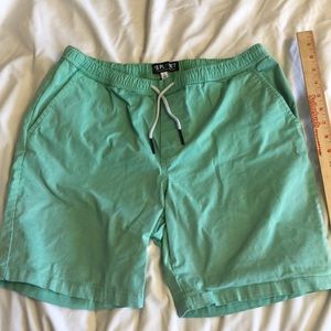Free Planet 98% organic cotton shorts in green